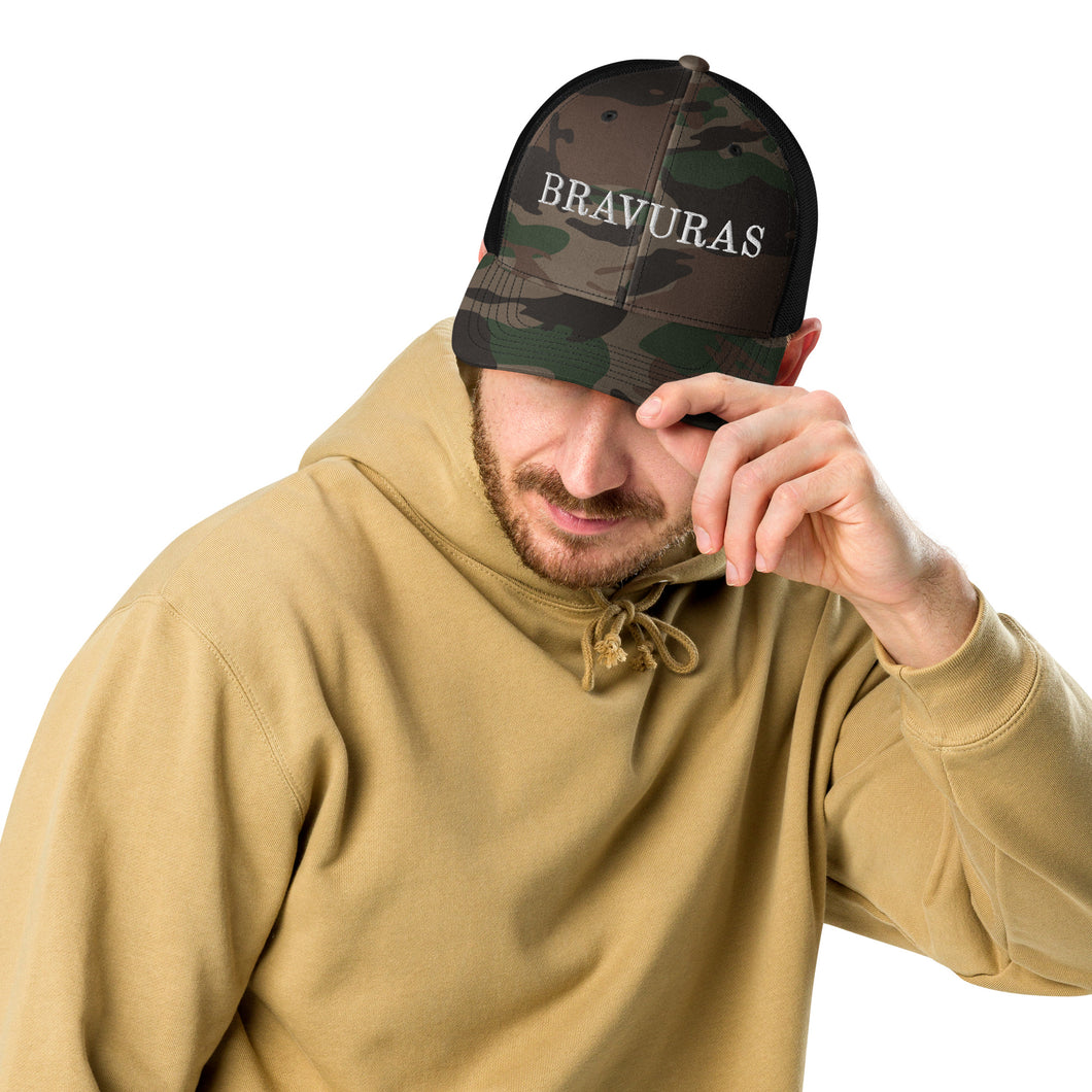 BRAVURAS Camouflage Trucker Hat