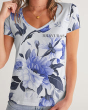 Load image into Gallery viewer, BRAVURAS Women&#39;s V-Neck Tee