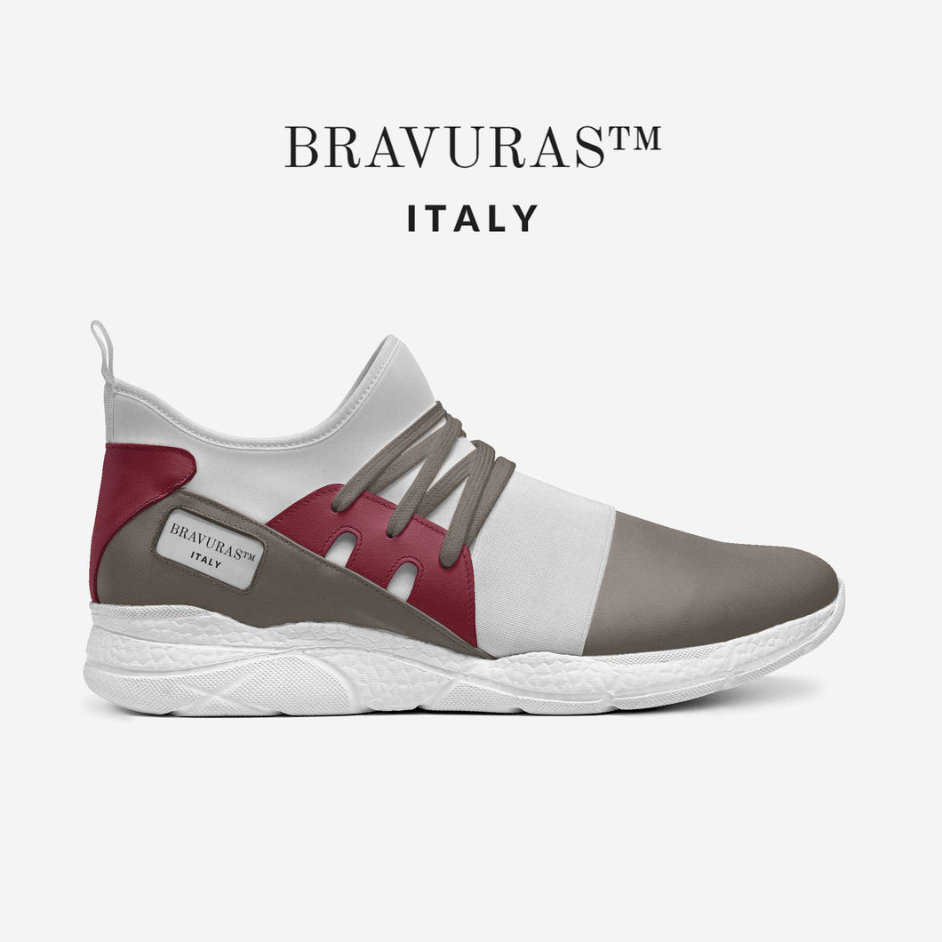 BRAVURAS Italy CONTEMPORARY SOCK RUNNER (Red)