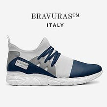 Load image into Gallery viewer, BRAVURAS Italy CONTEMPORARY SOCK RUNNER (Blue)