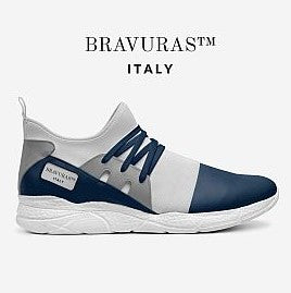 BRAVURAS Italy CONTEMPORARY SOCK RUNNER (Blue)