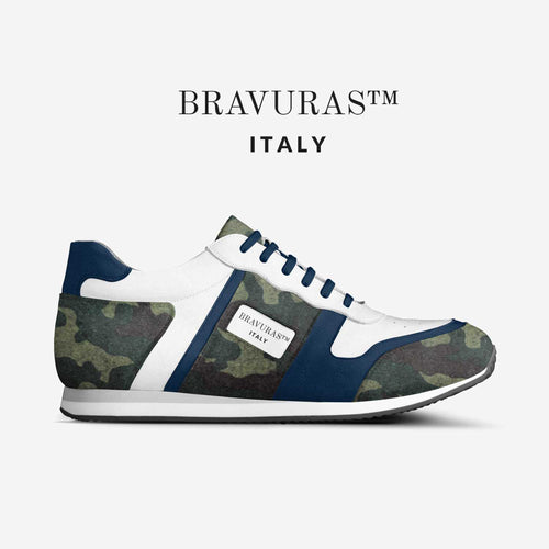 BRAVURAS Italy Vintage Running Trainers (CAMO EDITION)