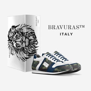 BRAVURAS Italy Vintage Running Trainers (CAMO EDITION)