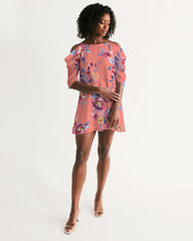 Load image into Gallery viewer, BRAVURAS Women&#39;s Open Shoulder A-Line Dress