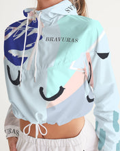 Load image into Gallery viewer, BRAVURAS Spring Collection Women&#39;s Cropped Windbreaker