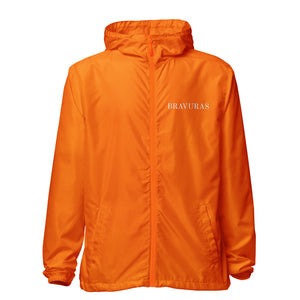 BRAVURAS STREETWEAR Unisex Lightweight Zip Up Windbreaker (Signature Edition)